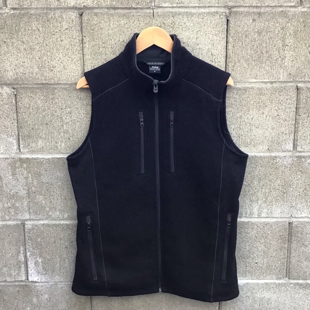 Kuhl projekt born in the mountains Interceptr black Fleece Vest mens medium